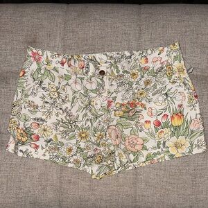 GAP High Waist Women's Shorts - Floral Print